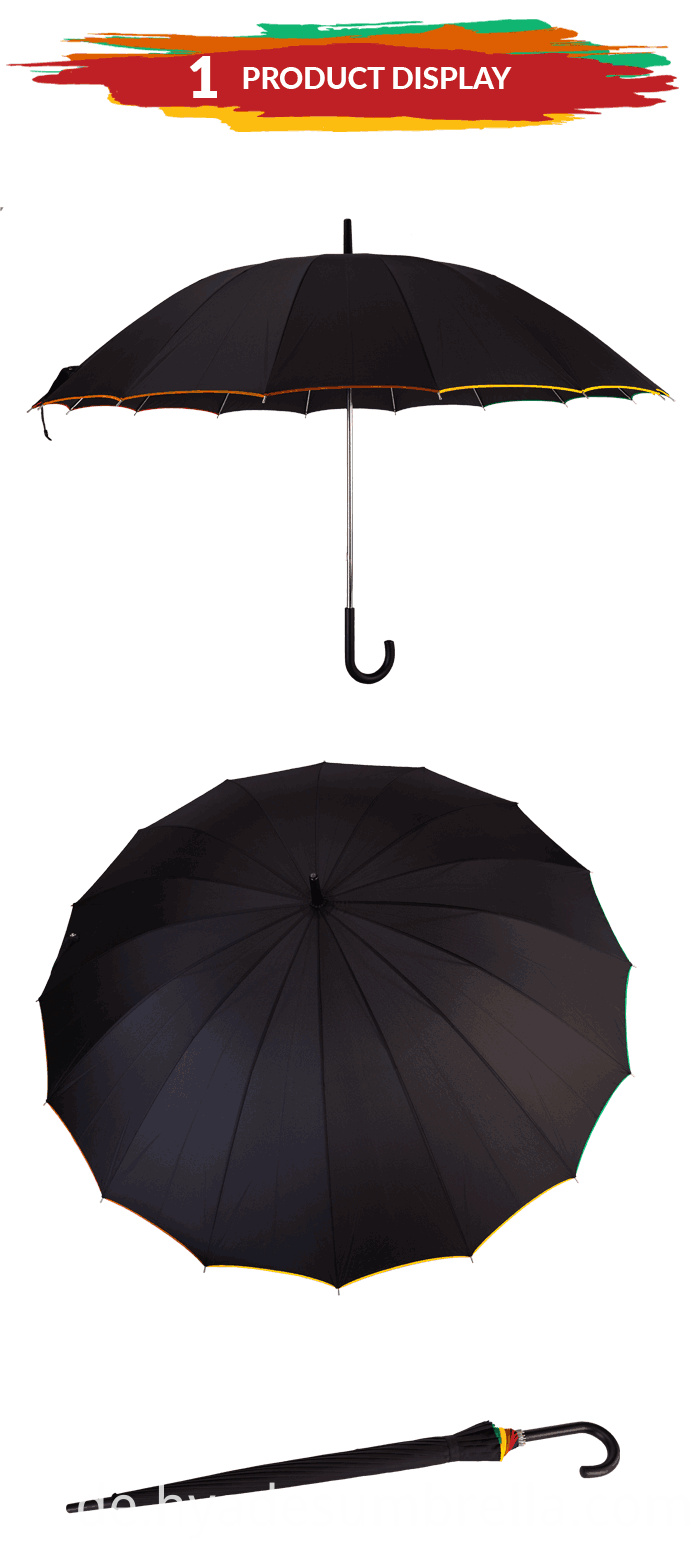 Übergroßer Manual Open Straight Umbrella Oversize Manual Open Straight Umbrella
